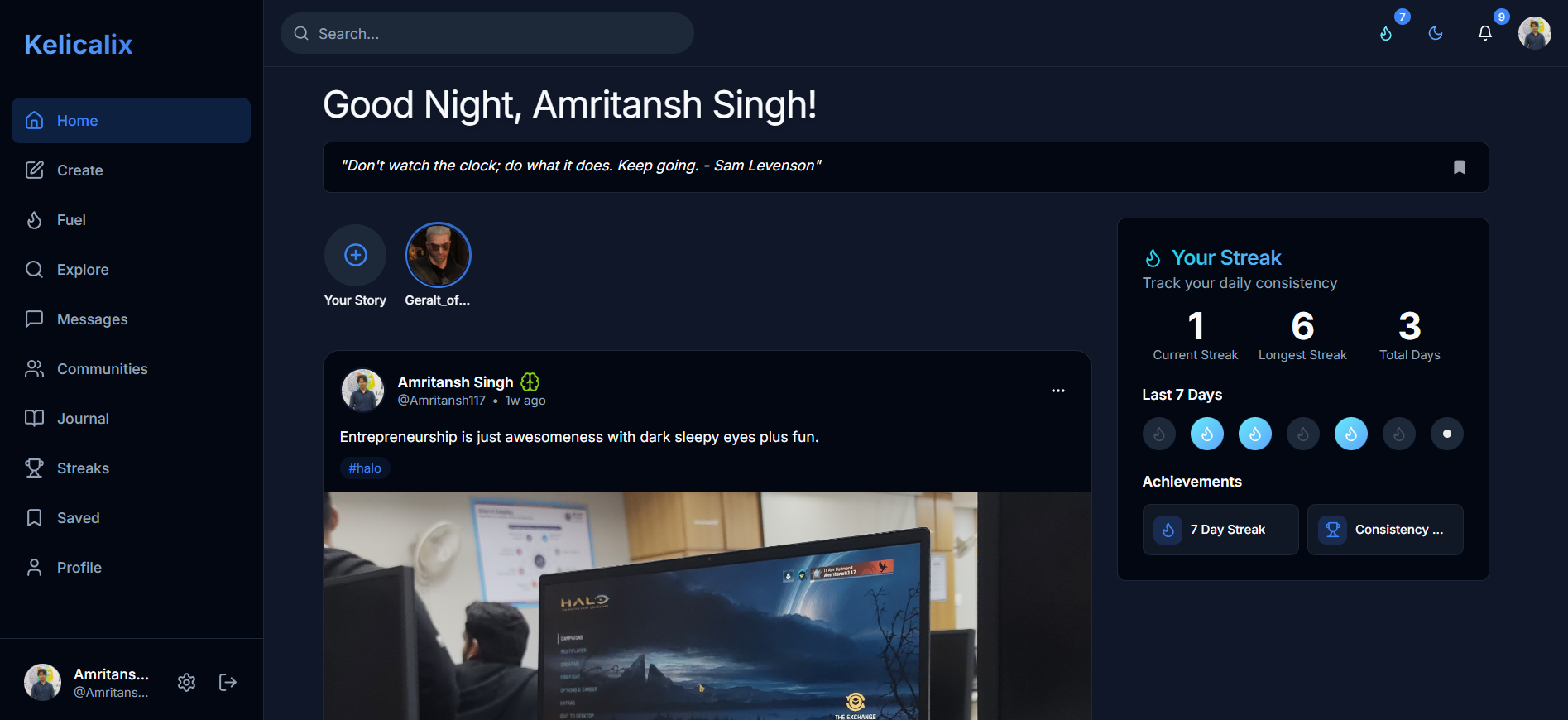 Kelicalix desktop app